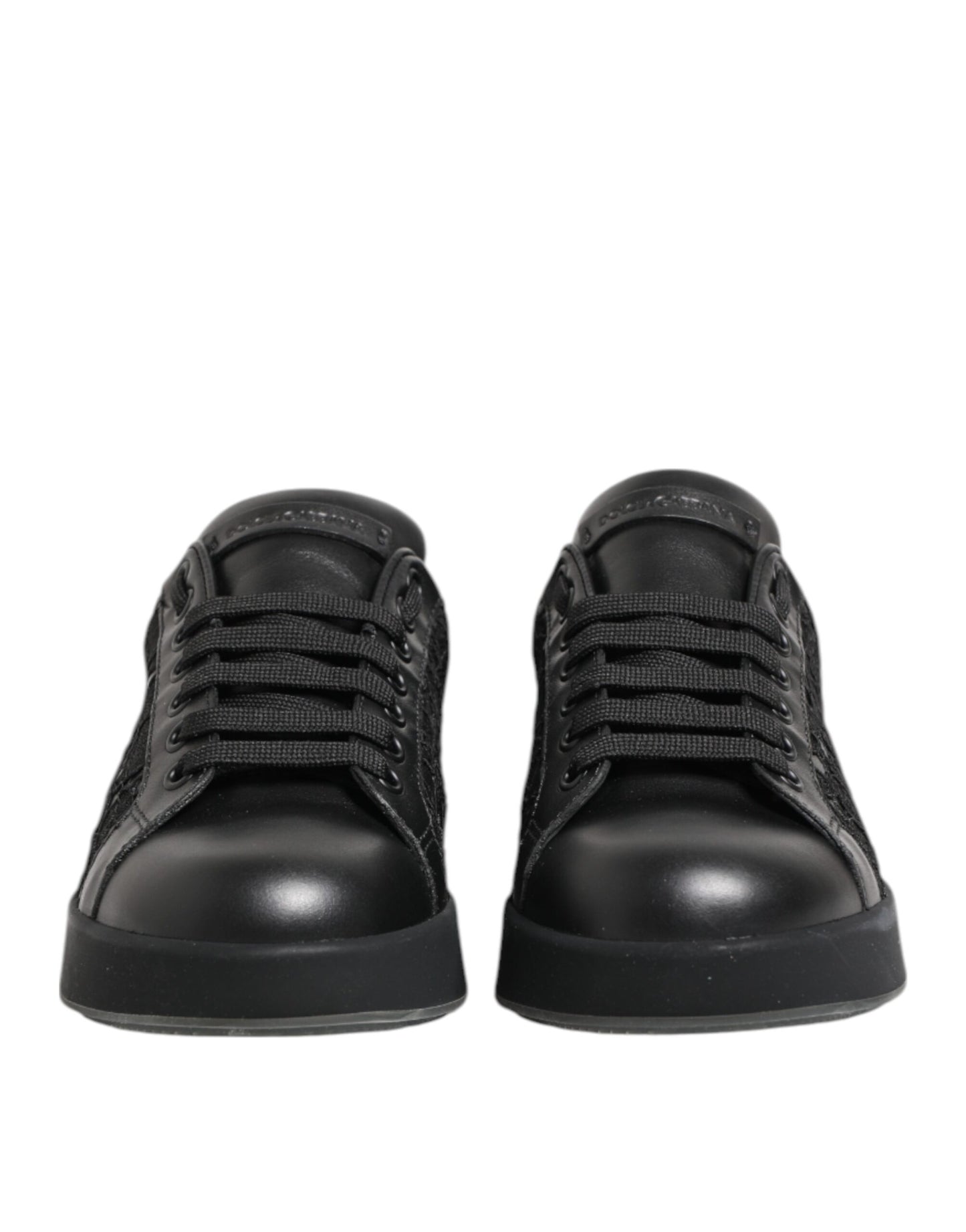 Black Floral Lace Low Top Sneakers Shoes