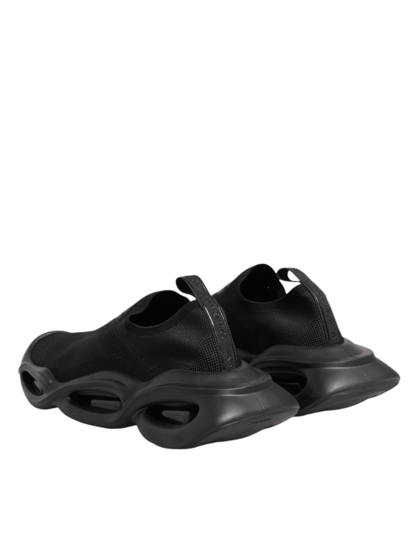 Black Slip On Wave Low Top Men Sneaker Shoes