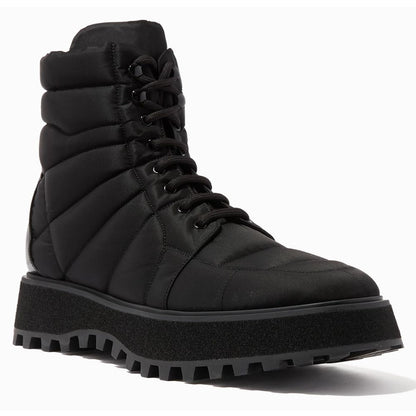 Black Nylon Men Boot