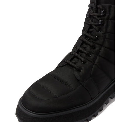 Black Nylon Men Boot