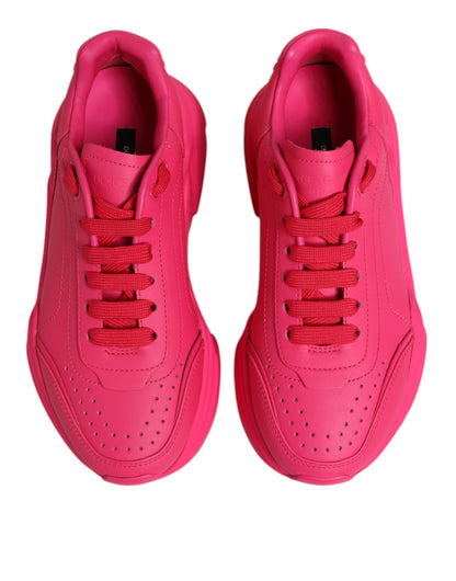Pink Leather Daymaster Low Top Sneakers Shoes