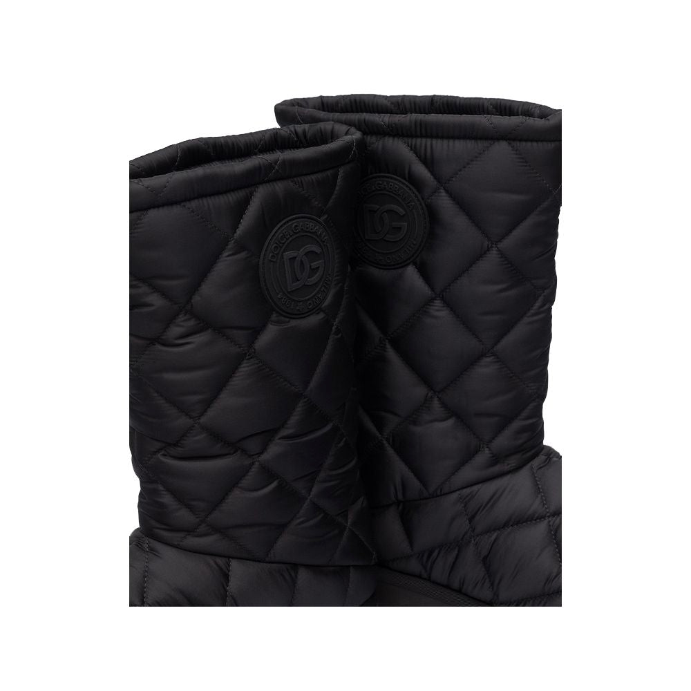 Black Nylon Men Boot