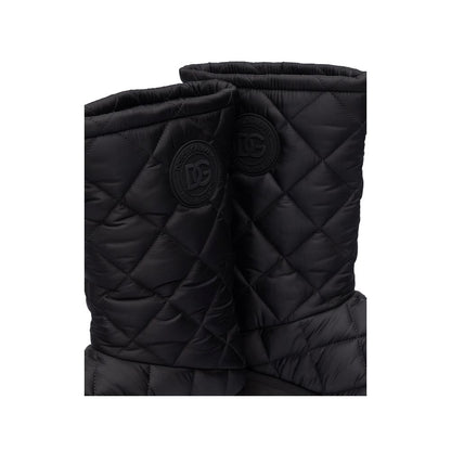 Black Nylon Men Boot