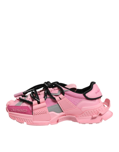 Pink Low Top Space Women Sneakers Shoes