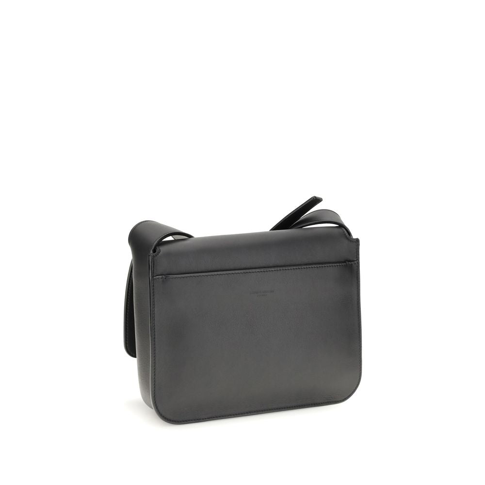Black Calf Leather Bos Taurus Shoulder Bag