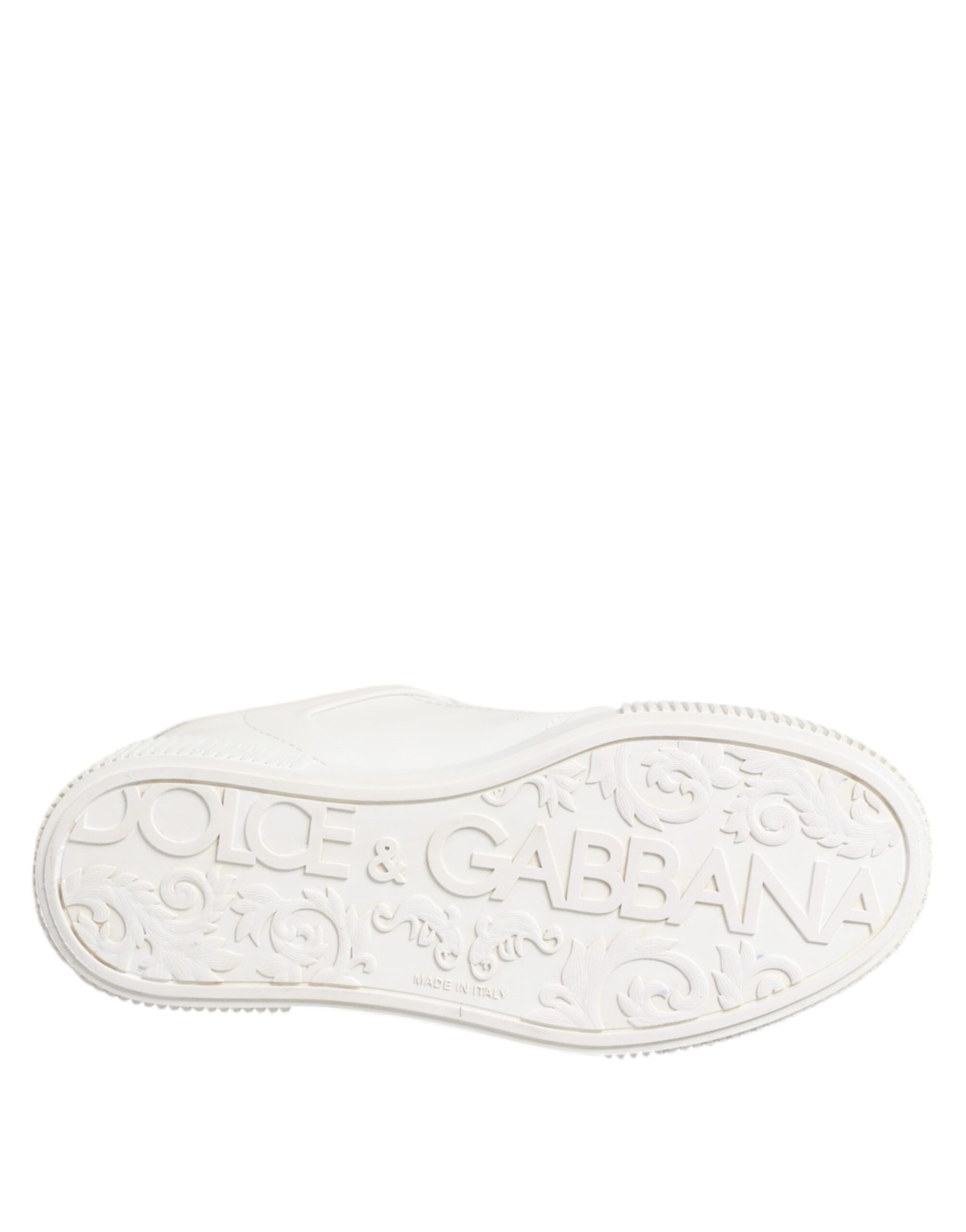 White Miami Leather Low Top Sneakers Shoes