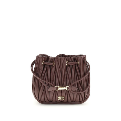 Matelassé nappa leather Pouch