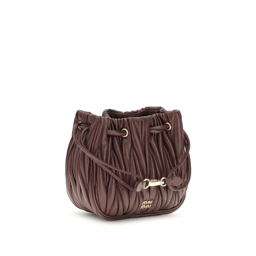 Matelassé nappa leather Pouch