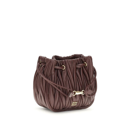 Matelassé nappa leather Pouch