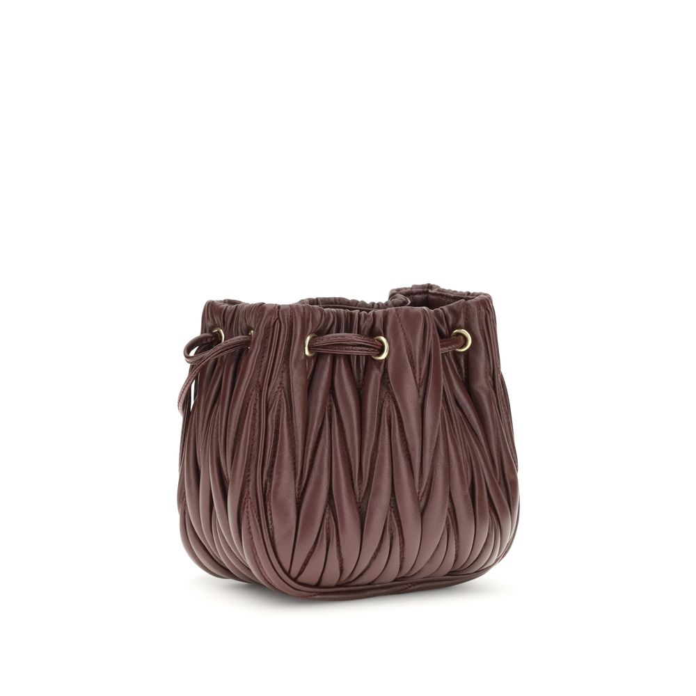 Matelassé nappa leather Pouch
