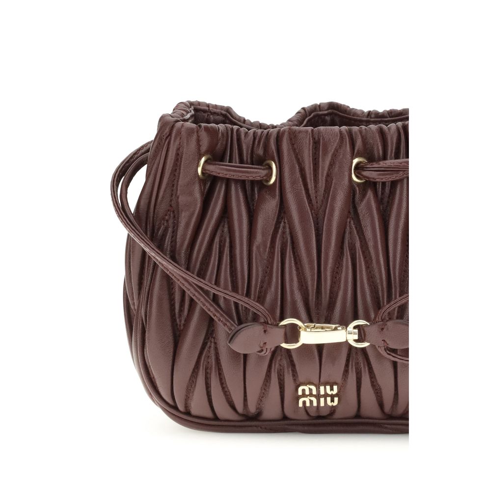Matelassé nappa leather Pouch