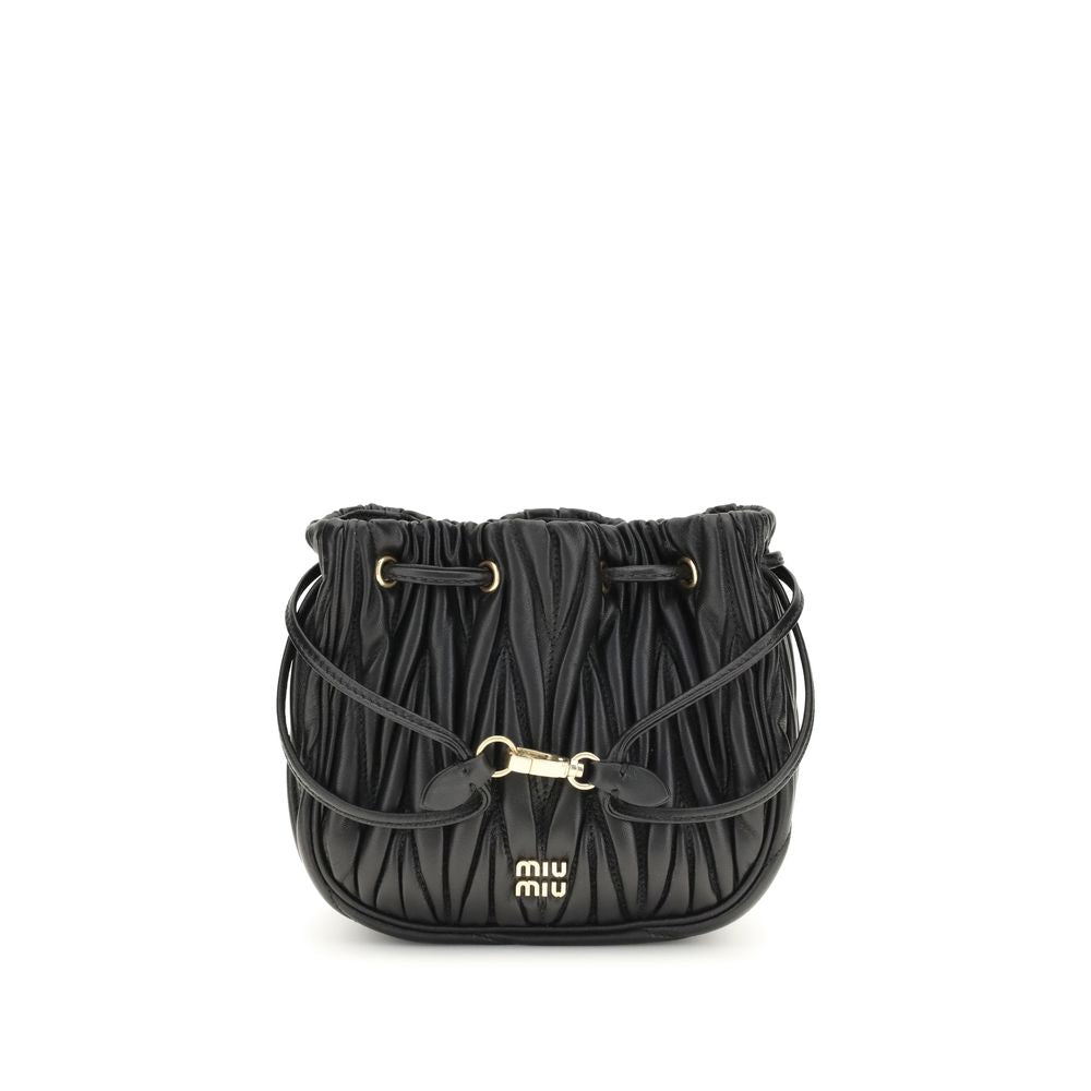 Matelassé nappa leather Pouch