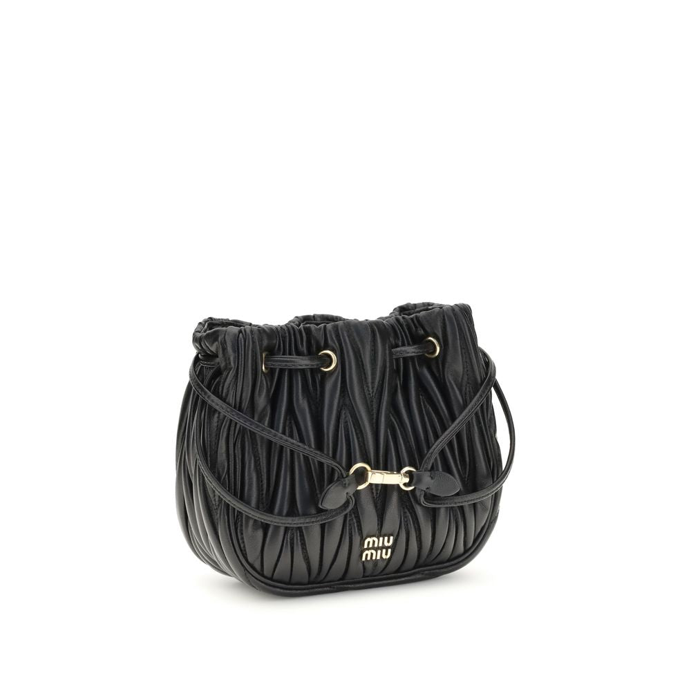 Matelassé nappa leather Pouch