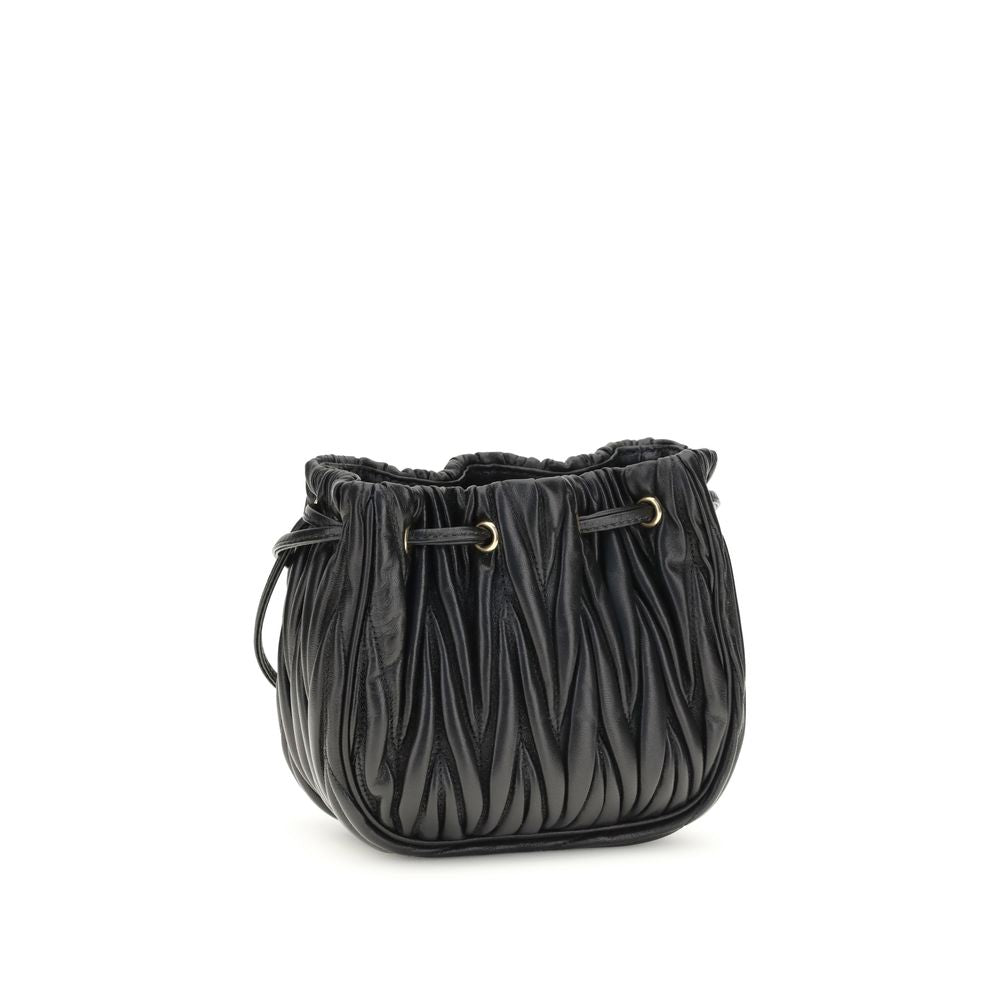 Matelassé nappa leather Pouch