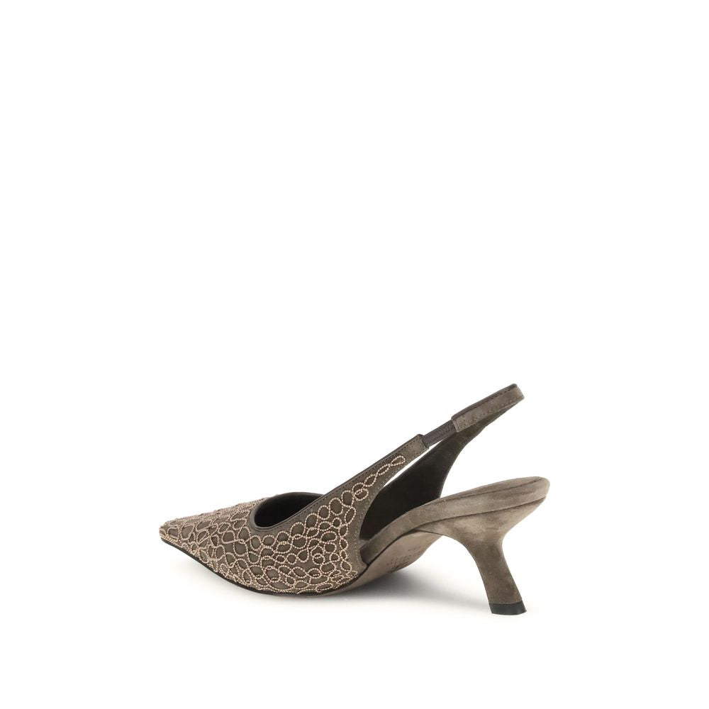 City Slingback Heels