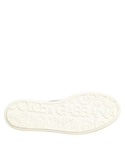 Black Leather Lace Up Low Top Sneakers Shoes