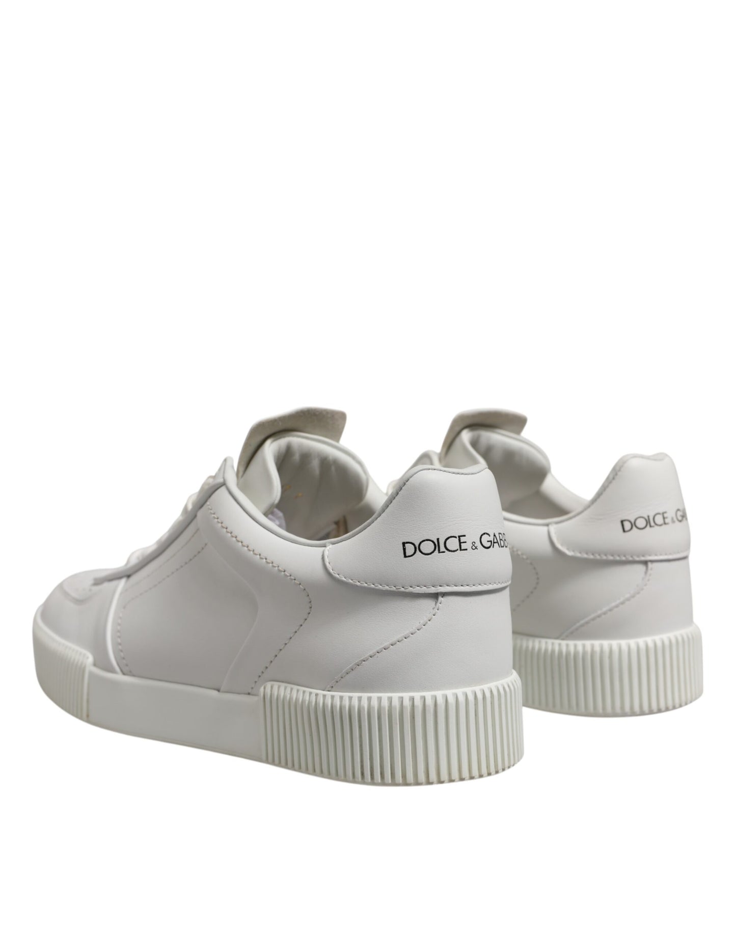 White Leather MIAMI Low Top Sneakers Shoes