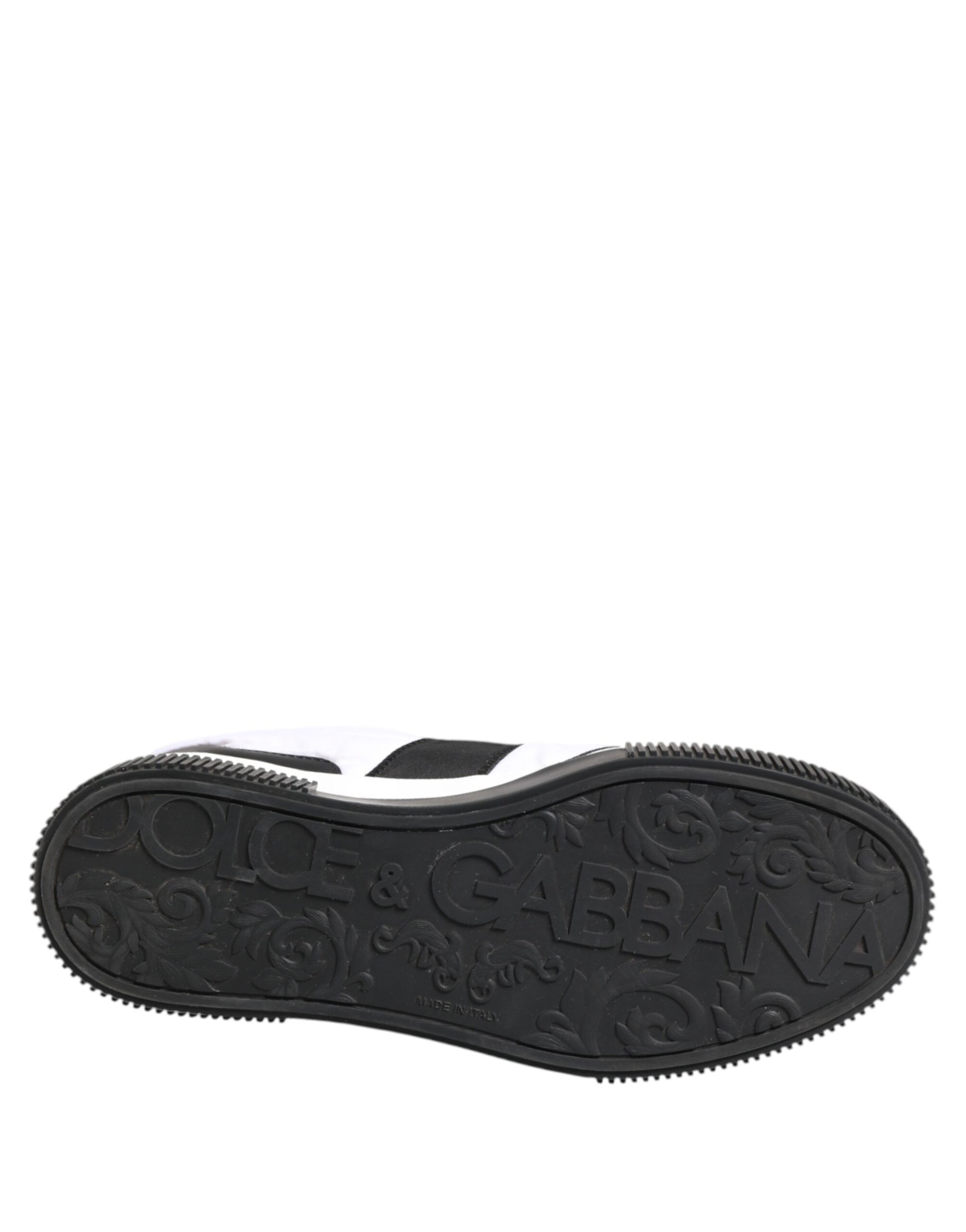 Black White Leather MIAMI Low Top Sneakers Shoes