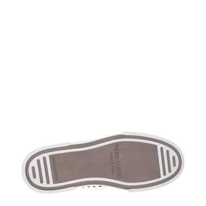 White Leather Low Tops