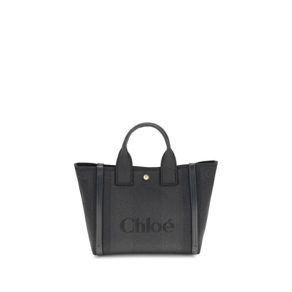 Black Cotton Shoulder Bag