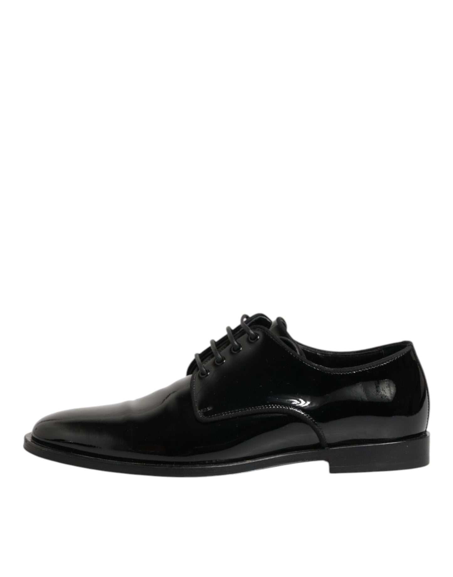 Black Leather Lace Up Derby Formal Dress Shoes