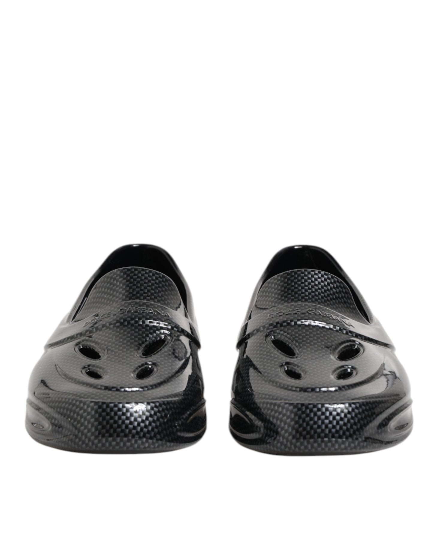 Black Rubber Slides Low Top Sneakers Shoes