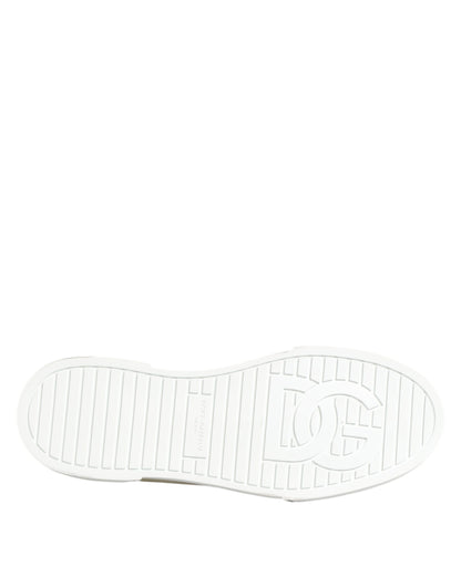 Multicolor Cotton Logo Low Top Sneakers Shoes