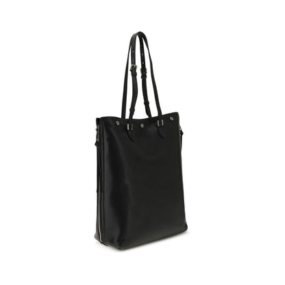 Black Calf Leather Bos Taurus Shoulder Bag