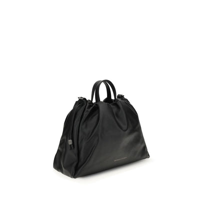 Black Calf Leather Bos Taurus Shoulder Bag