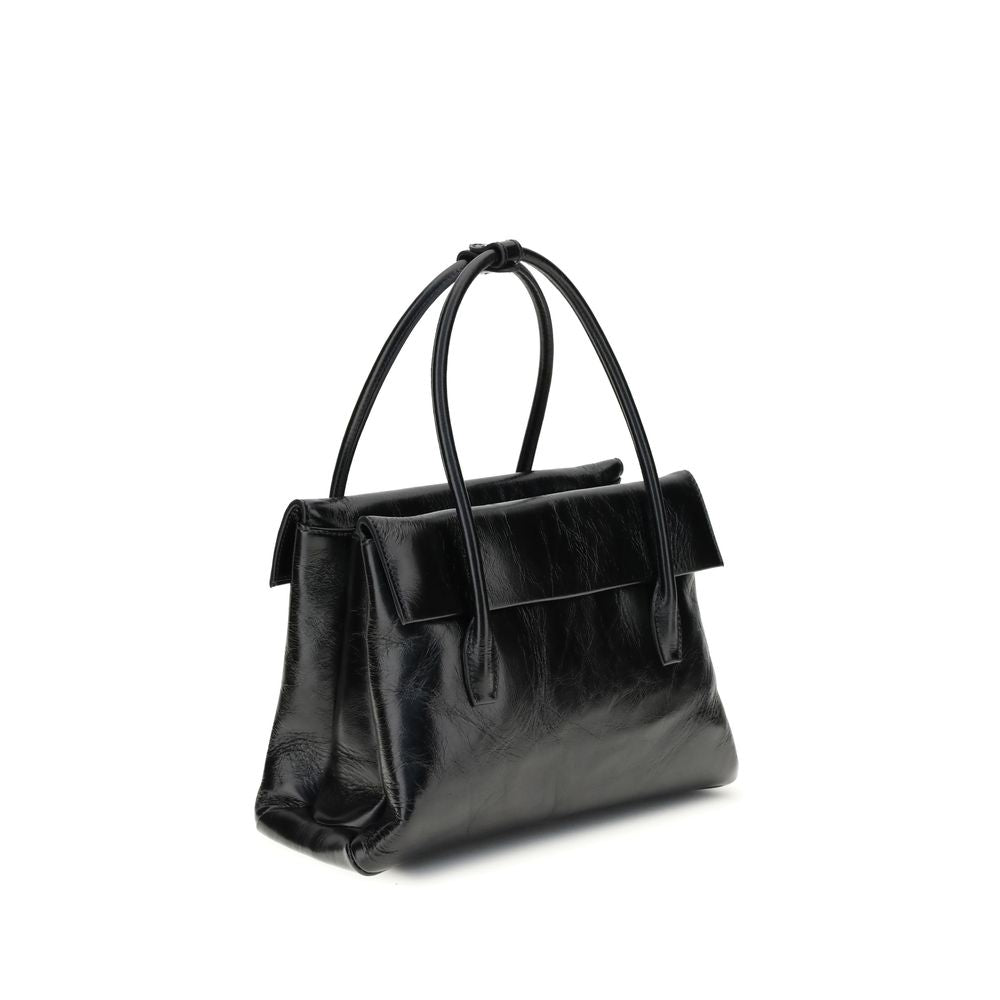 Black Calf Leather Bos Taurus Handbag