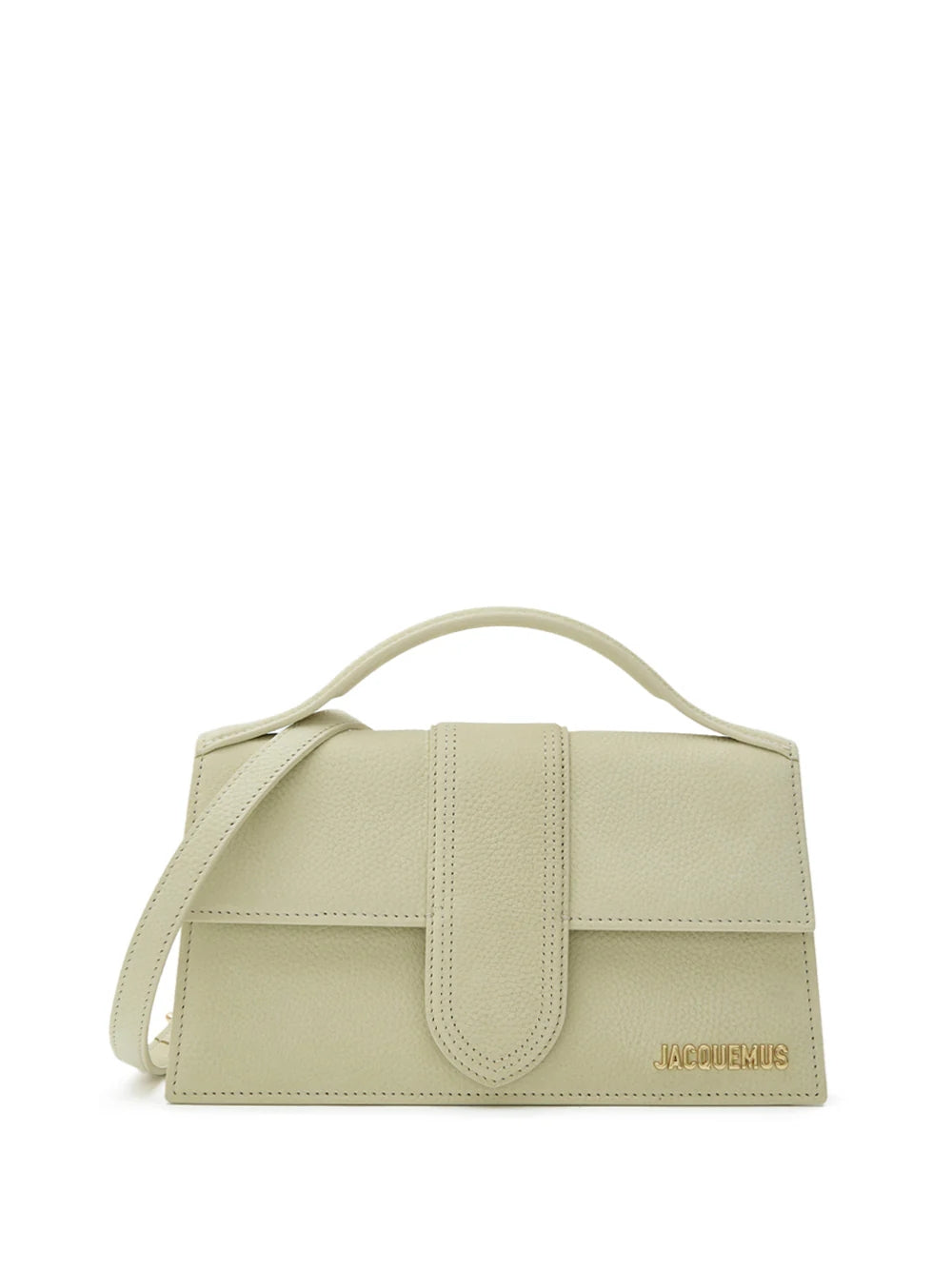 Beige Textured Le Grand Bambino Bag
