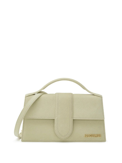 Beige Textured Le Grand Bambino Bag