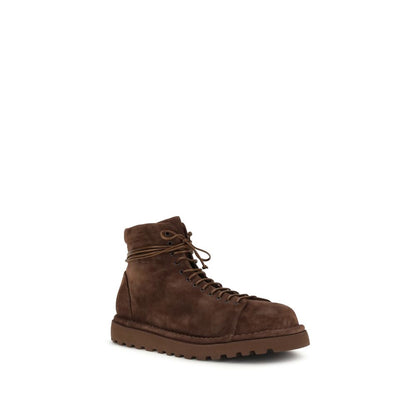 Brown Calf Leather Bos Taurus Lace-Up Boots