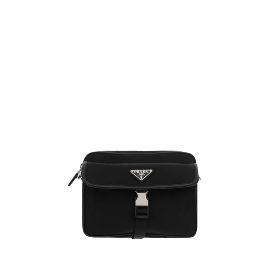 Black Polyamide Shoulder Bag