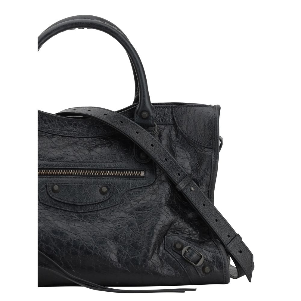 Black Calf Leather Bos Taurus Shoulder Bag