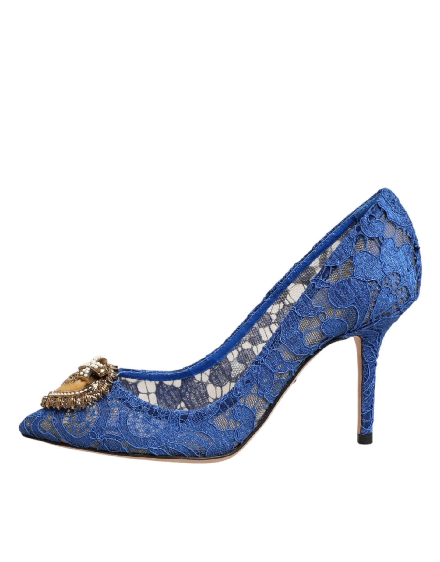 Blue Taormina Lace DEVOTION Pumps Shoes \