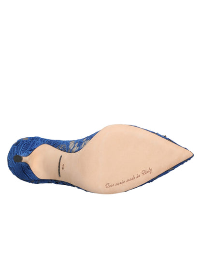 Blue Taormina Lace DEVOTION Pumps Shoes \