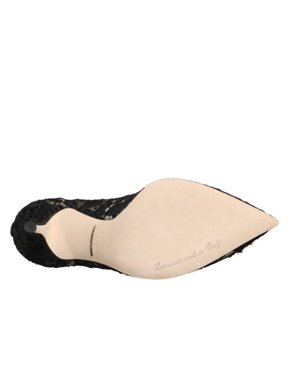 Black Taormina Lace DEVOTION Pumps Shoes