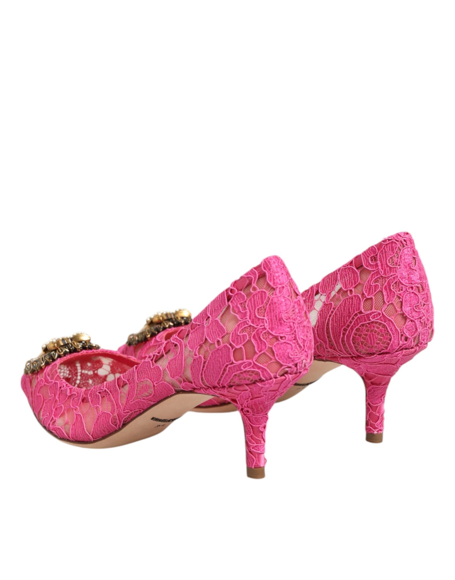 Pink Taormina Lace DEVOTION Pumps Shoes