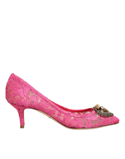 Pink Taormina Lace DEVOTION Pumps Shoes