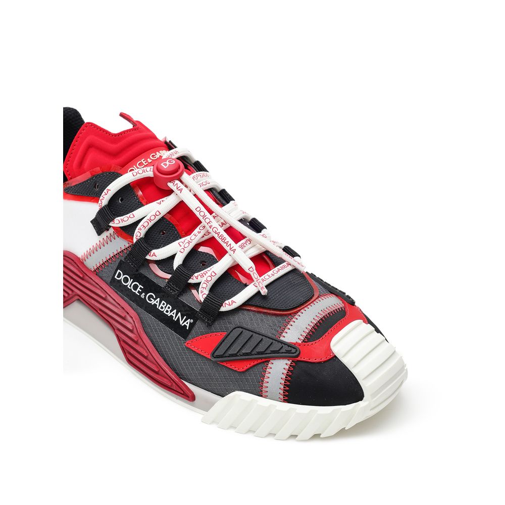 Black Technical Athletic Sneakers