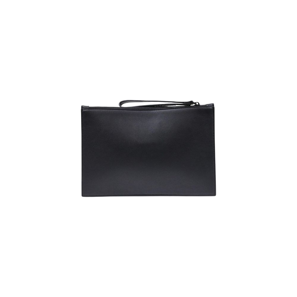 Black Polyethylene Clutch Bag