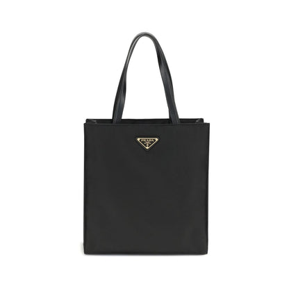 Black Recycled Polyamide Shoulder Bag