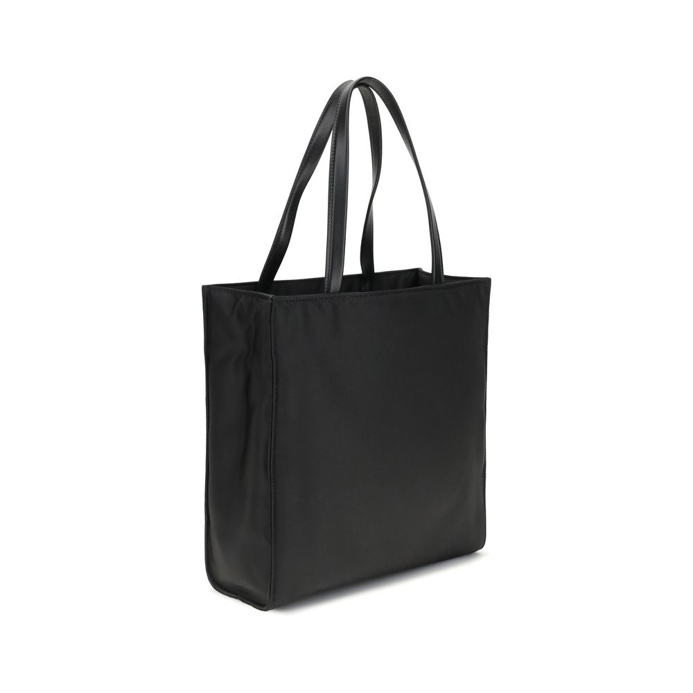 Black Recycled Polyamide Shoulder Bag