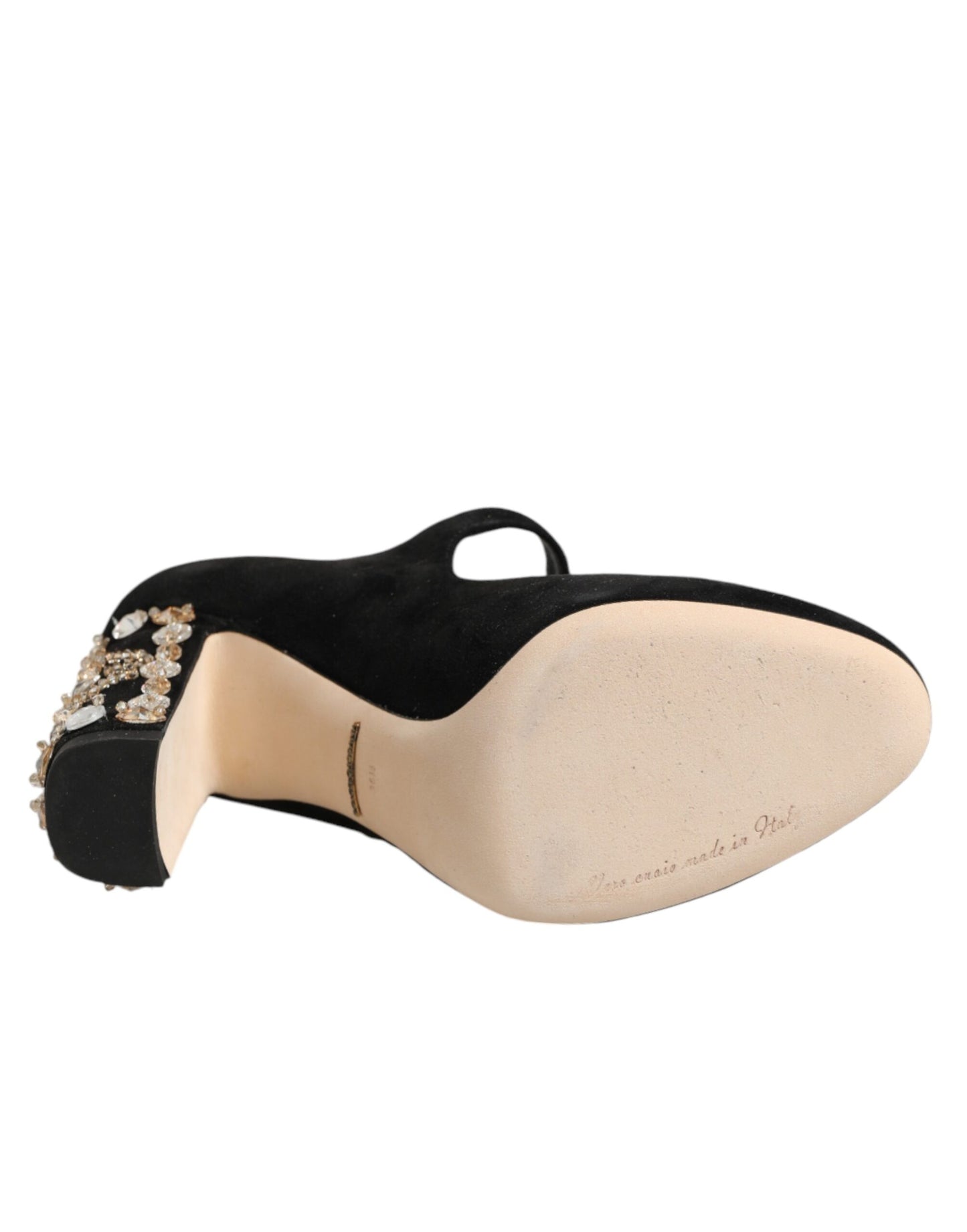 Black Embellsihed High Heels MARY JANES Shoes