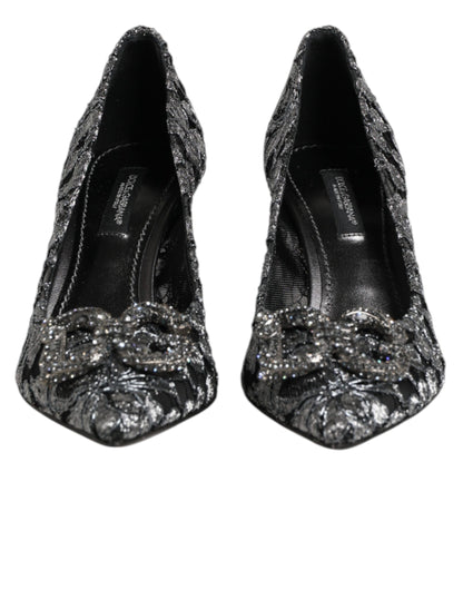 Silver Lace DG Amore Heels Pumps Shoes