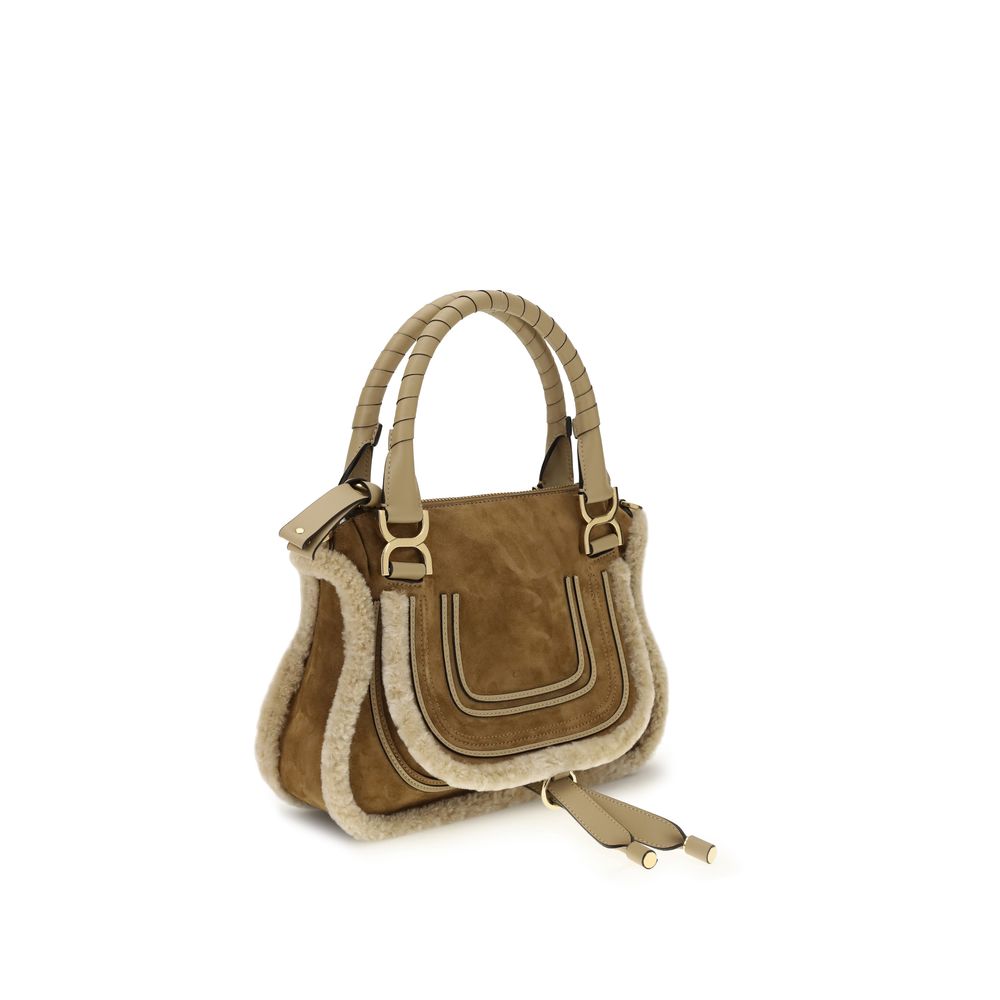 Beige Leather Handbag