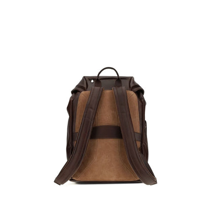 Brown Calf Leather Bos Taurus Backpack