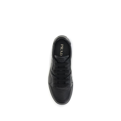 Black Calf Leather Bos Taurus Low Top Sneakers