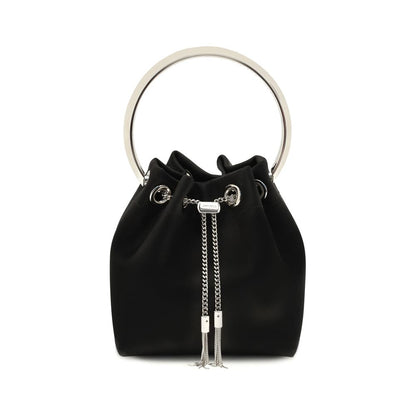 Black Silk Shoulder Bag